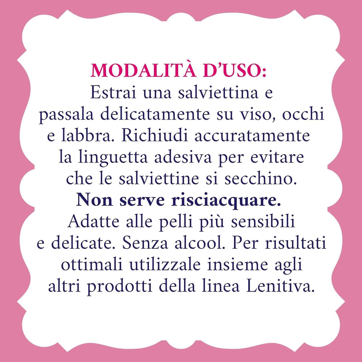ACQUA ALLE ROSE SALVIETTINE STRUCCANTI LENITIVE 20 PZ