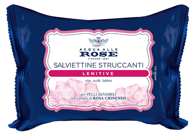 ACQUA ALLE ROSE SALVIETTINE STRUCCANTI LENITIVE 20 PZ