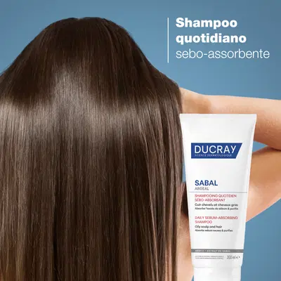 Sabal Argeal shampoo quotidiano sebo-assorbente 200ml Sabal Argeal shampoo quotidiano sebo-assorbente 200ml
