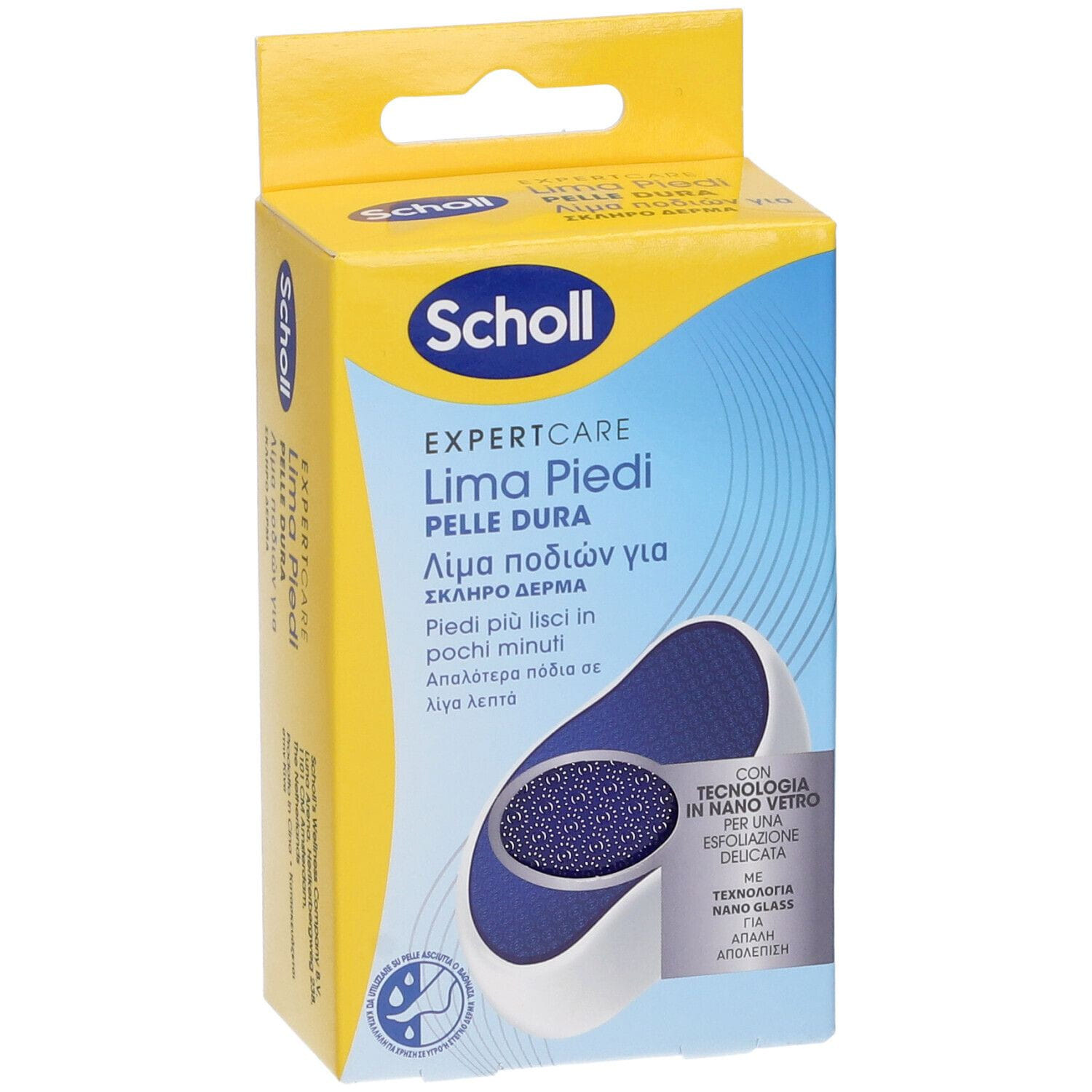 SCHOLL LIMA PIEDI PELLE DURA