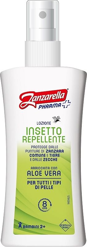 Zanzarella Lozione Insetto Repellente Con Aloe 100 Ml