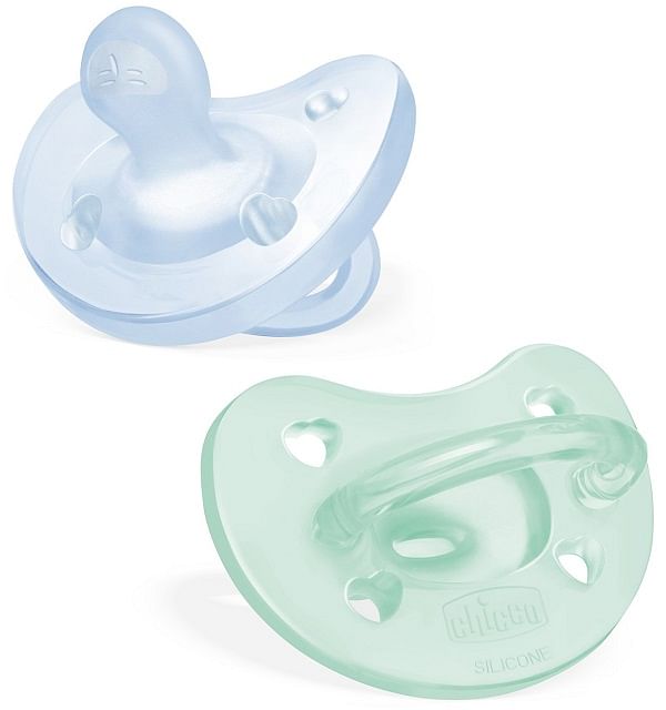 Chicco Gommotto Silicone Azzurro 2 6 Mesi 2 Pezzi