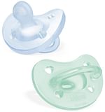 CHICCO GOMMOTTO SILICONE AZZURRO 2-6 MESI 2 PEZZI