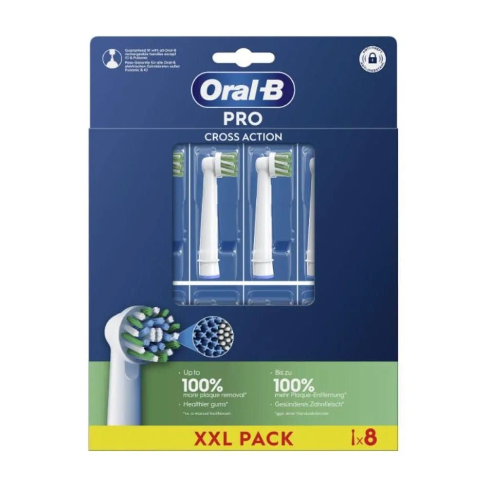 ORALB POWER REFILL EB50R CROSSACTION 8 PEZZI