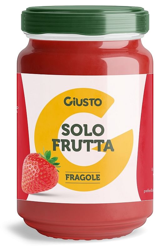 Giusto Solo Frutta Confettura Fragole 220 G