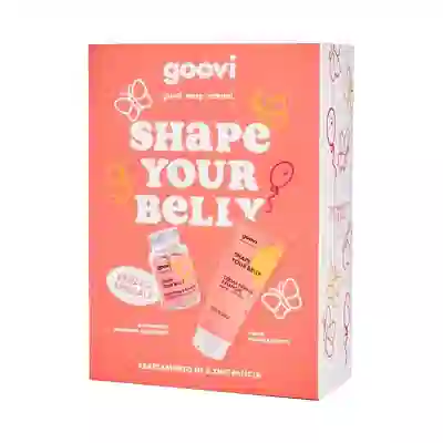 GOOVI BOX SHAPE YOUR BELLY 1 INTEGRATORE DIGESTIONE & GONFIORE 60 CAPSULE + 1 CREMA PANCIA E FIANCHI 240 ML