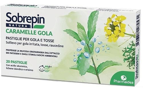 Sobrepin Natura Caramella Gola 20 Pastiglie