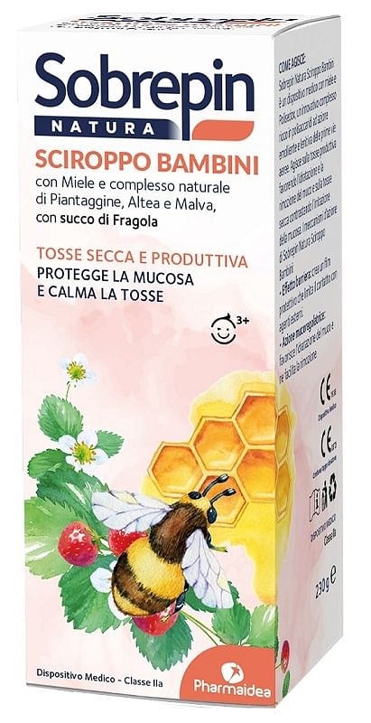 Sobrepin Natura Sciroppo Bambini 180 Ml