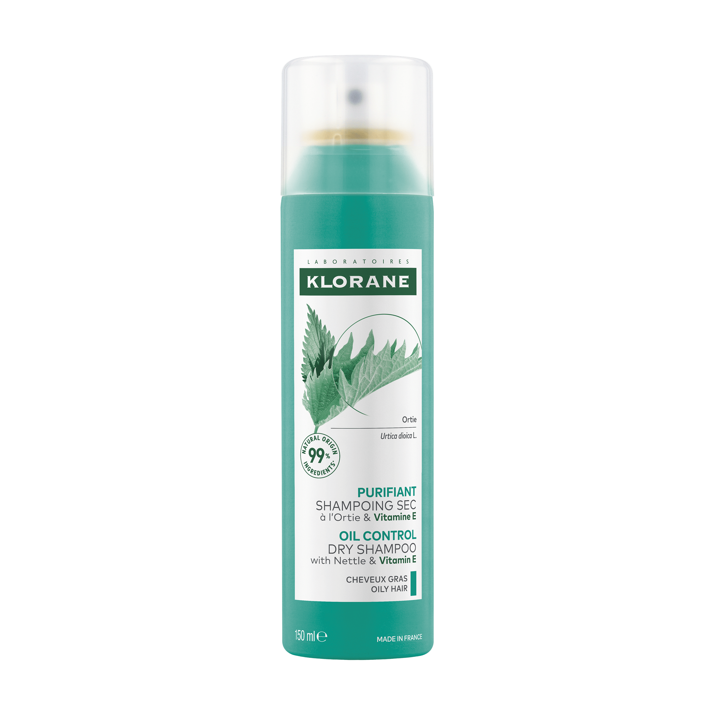 KLORANE SHAMPOO SECCO ORTICA 150 ML