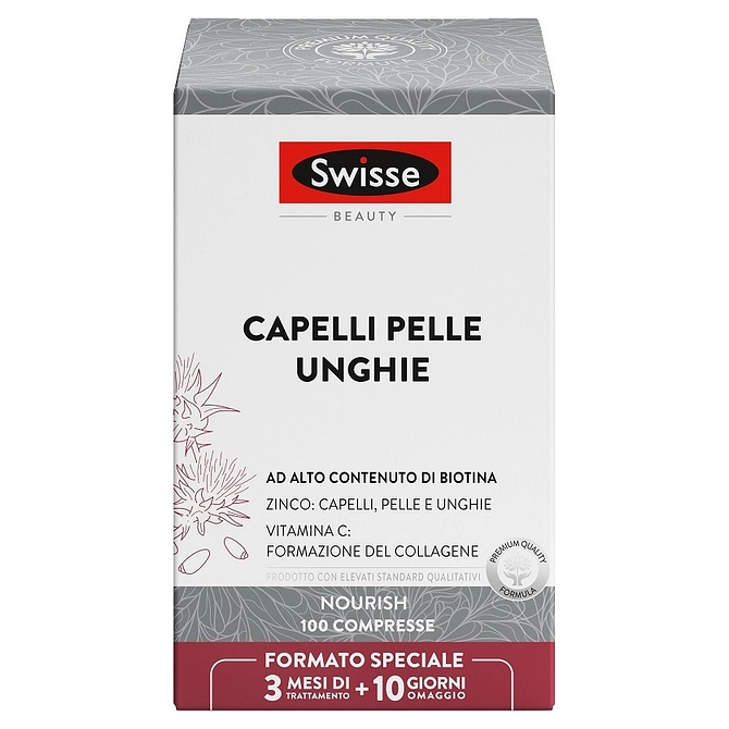 Swisse Beauty Capelli Pelle Unghie 100 Compresse