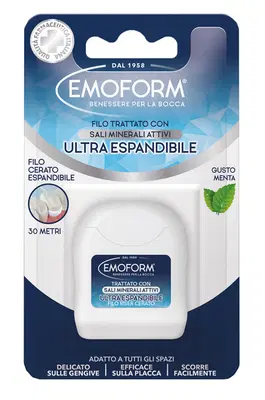 EMOFORM FILO INTERDENTALE ULTRAESPANDIBILE 30M EMOFORM FILO INTERDENTALE ULTRAESPANDIBILE 30M