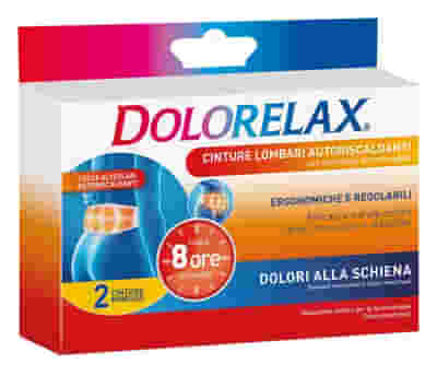 CINTURA LOMBARE AUTORISCALDANTE DOLORELAX 2 PEZZI