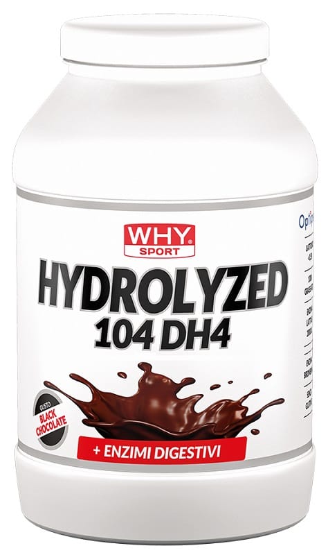 WHYSPORT HYDROLYZED 104 DH4 BLACK CHOCOLATE 900 G
