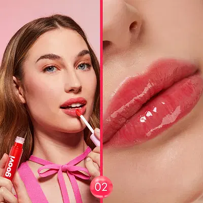 GOOVI LIP OIL 02 GLASSY RED MELTY LIPS 4 ML GOOVI LIP OIL 02 GLASSY RED MELTY LIPS 4 ML