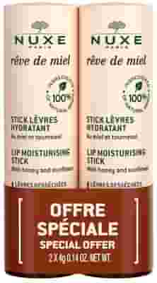 NUXE REVE DE MIEL DUO STICK LABBRA 2 PEZZI DA 4 G NUXE REVE DE MIEL DUO STICK LABBRA 2 PEZZI DA 4 G
