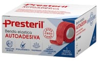 BENDA ELASTICA AUTOADESIVA LATEX FREE PRESTERIL CM 2,5X4,5 M TESI ROSSO