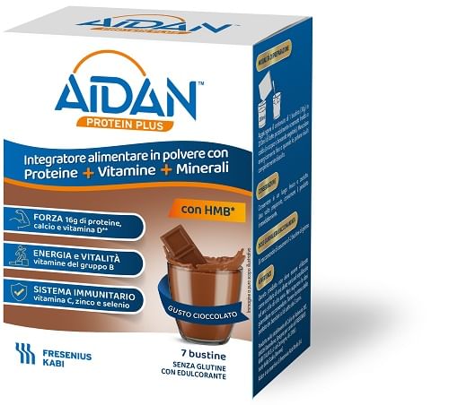AIDAN PROTEIN PLUS CIOCCOLATO 7 BUSTINE