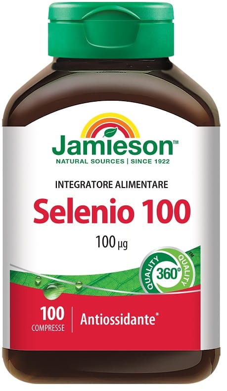 JAMIESON SELENIO 100 100 COMPRESSE SENZA GLUTINE SENZA LATTOSIO