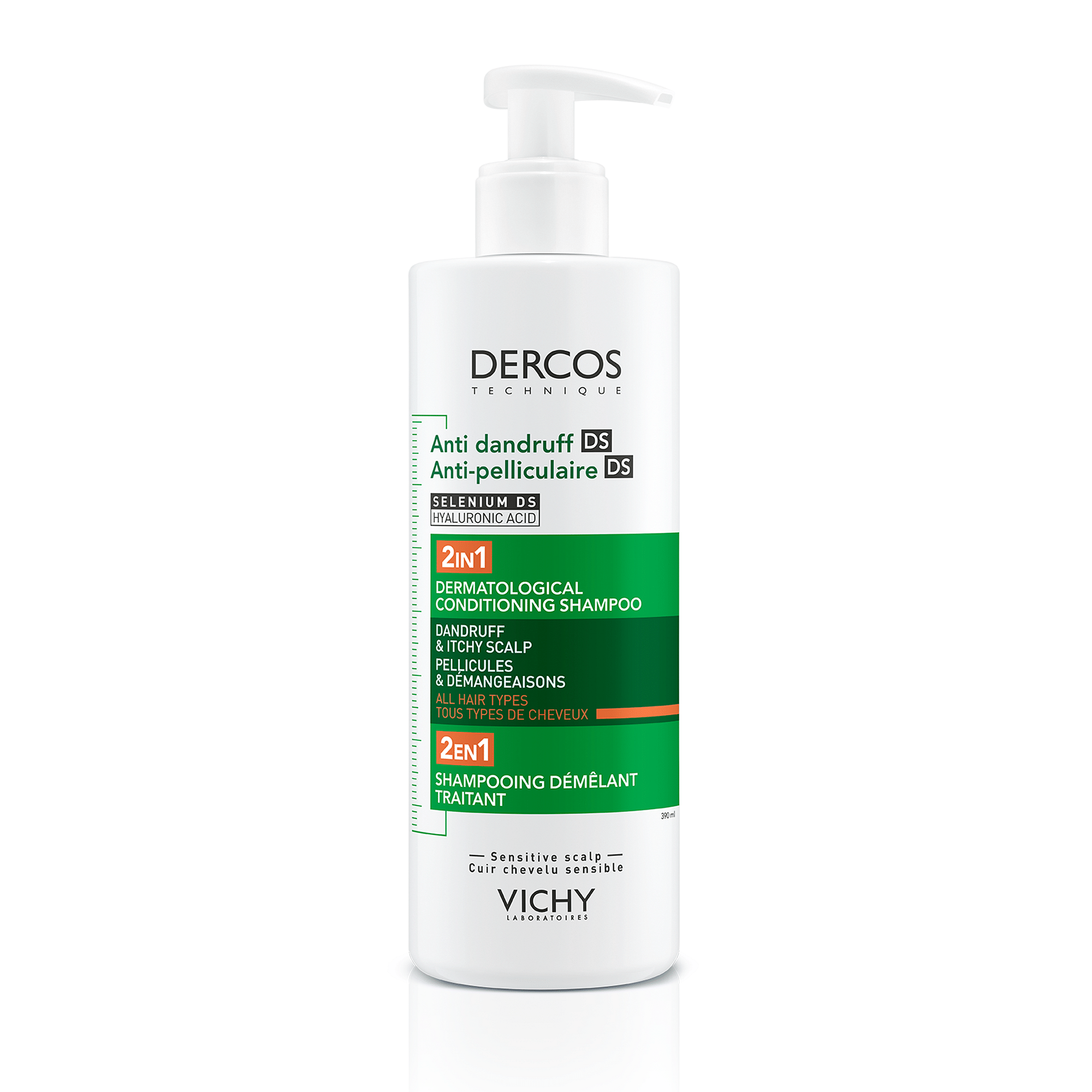 Dercos Technique Anti Dandruff Shampoo 2 In1 400 Ml