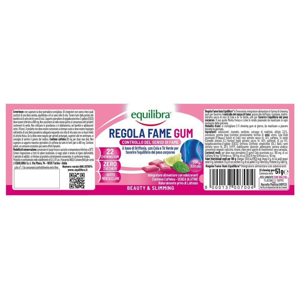 EQUILIBRA REGOLA FAME 22 GUMS