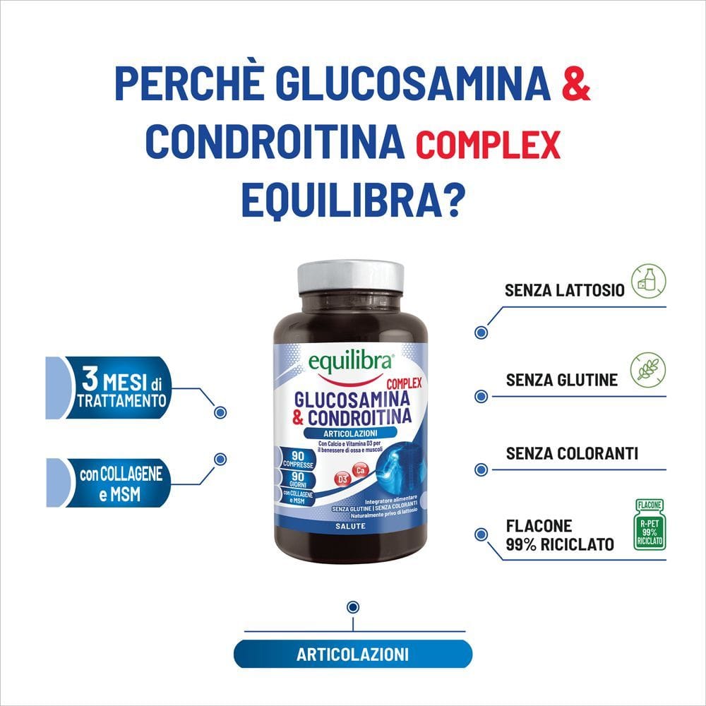 EQUILIBRA GLUCOSAMINA & CONDROITINA 90 COMPRESSE