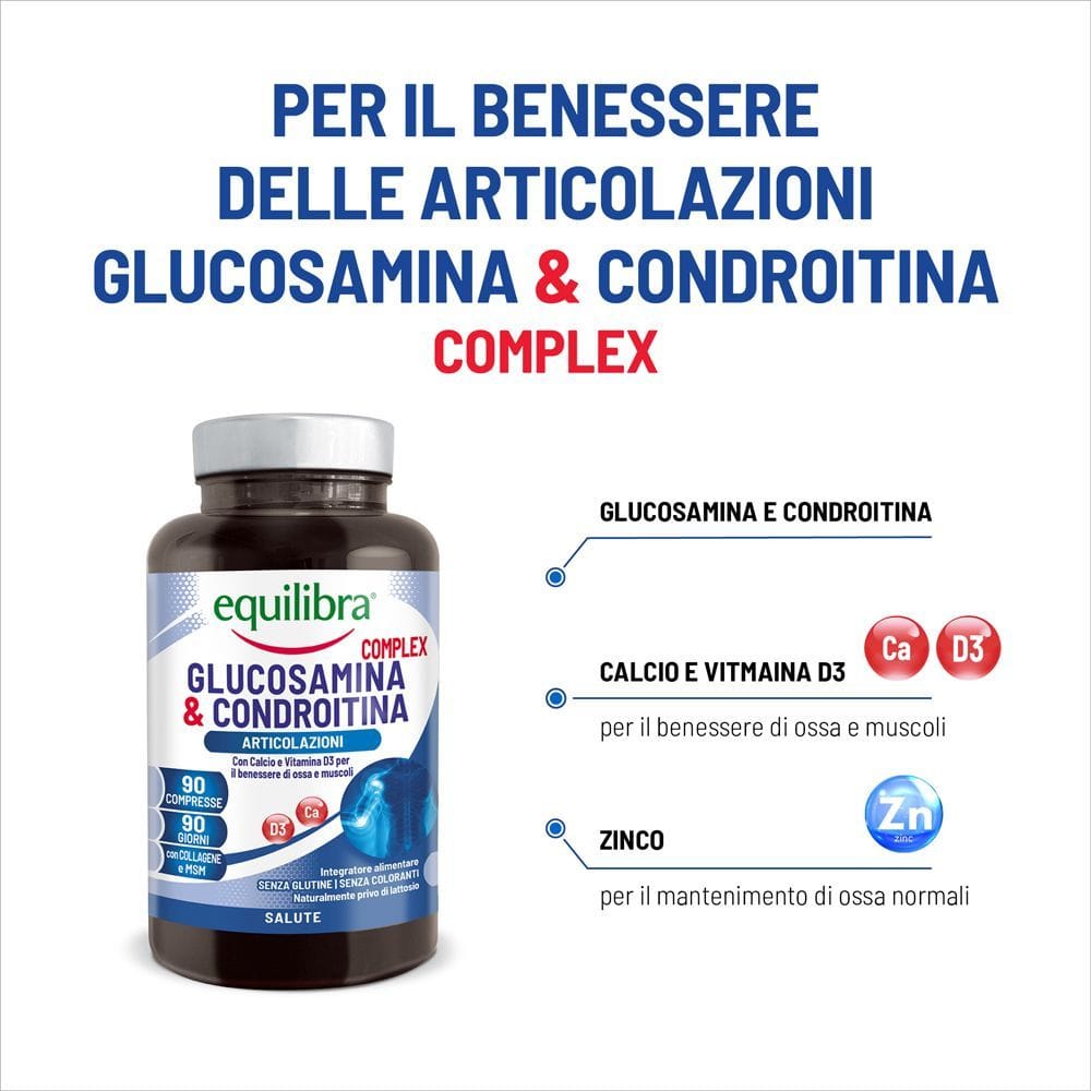 EQUILIBRA GLUCOSAMINA & CONDROITINA 90 COMPRESSE