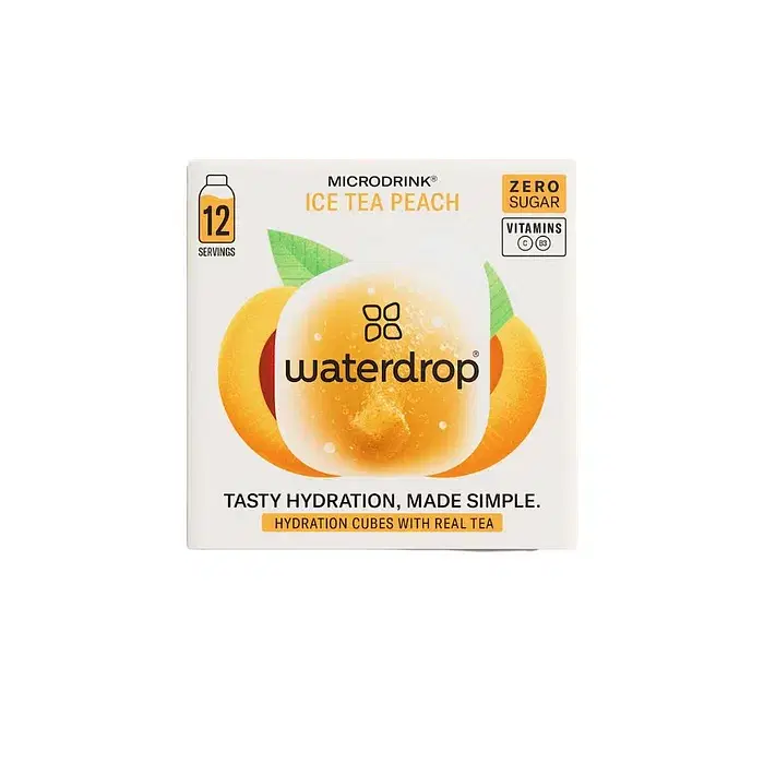 Waterdrop Ice Tea Pesca 12 Cubetti