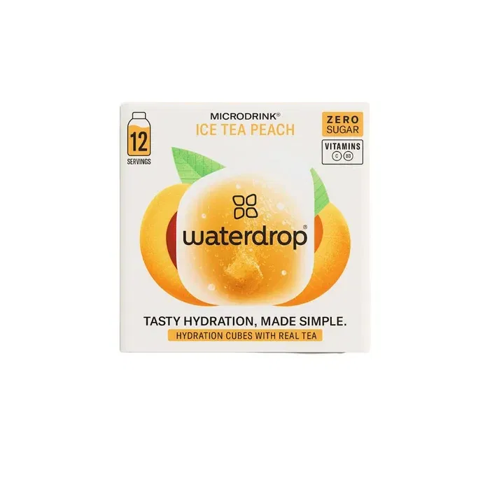 Waterdrop Ice Tea Pesca 12 Cubetti-image