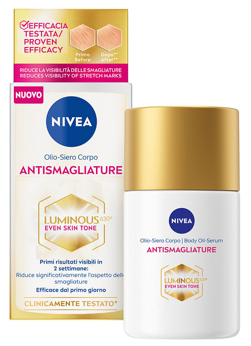 Nivea Luminous Olio Siero Anti Smagliature 100 Ml