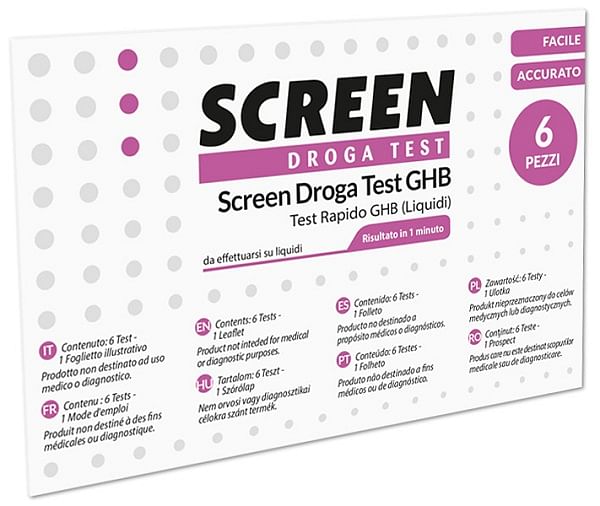 Screen Droga Test Ghb Test Rapido 6 Pezzi