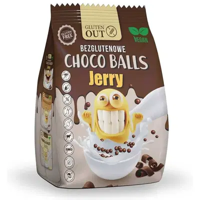 GLUTEN OUT CHOCO BALLS JERRY 375 G GLUTEN OUT CHOCO BALLS JERRY 375 G