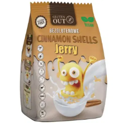 GLUTEN OUT CINNAMOM SHELLS JERRY 375 G GLUTEN OUT CINNAMOM SHELLS JERRY 375 G