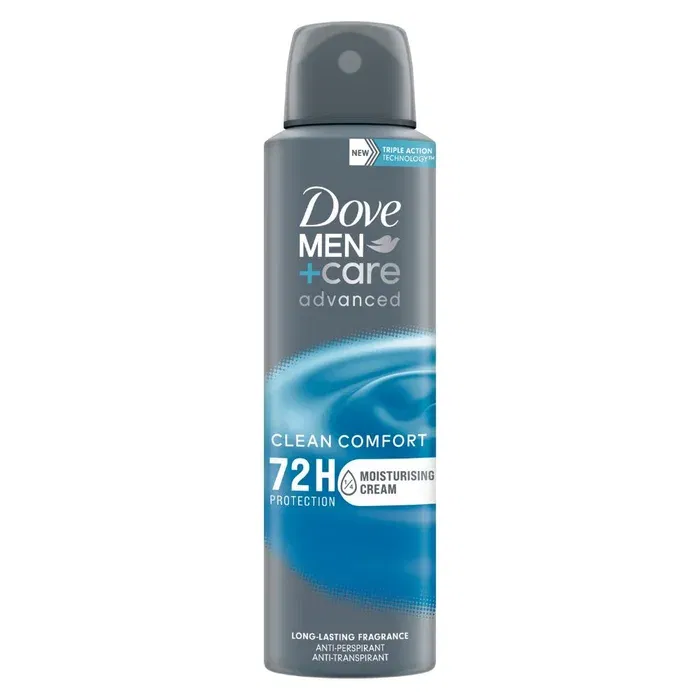 Dove Men Care Advanced Care Clean Comfort Spray 150 Ml