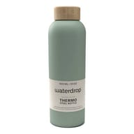 WATERDROP BOTTIGLIA ACCIAIO VERDE OLIVA MATT 600 ML
