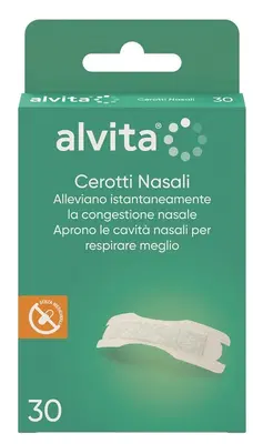 CEROTTO NASALE ALVITA 30 PEZZI CEROTTO NASALE ALVITA 30 PEZZI