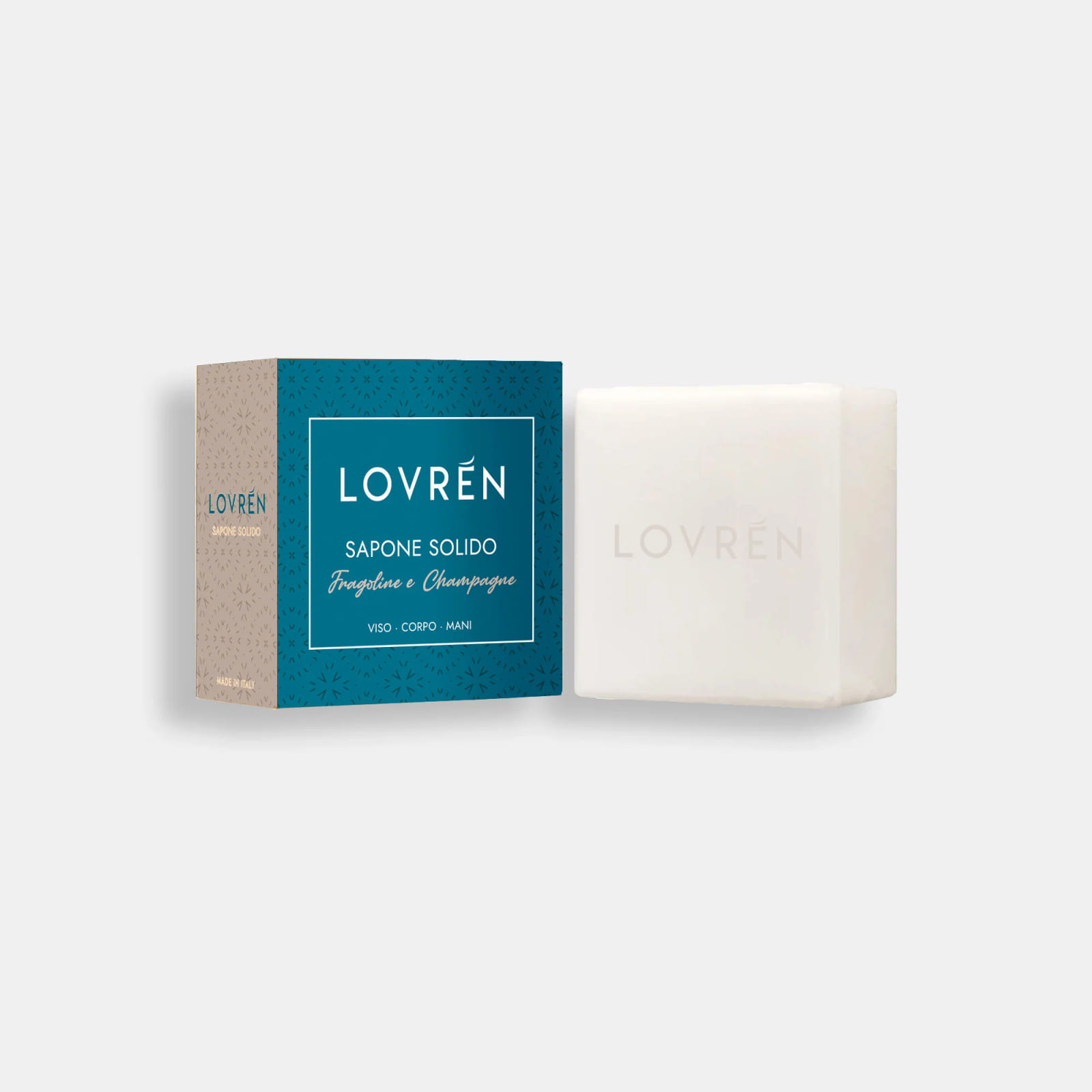 LOVREN DERMOSAPONE SOLIDO FRAGOLINE E CHAMPAGNE 100 G