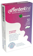 EFFERDENTINA MENTA 30 COMPRESSE MASTICABILI DOPPIO STRATO