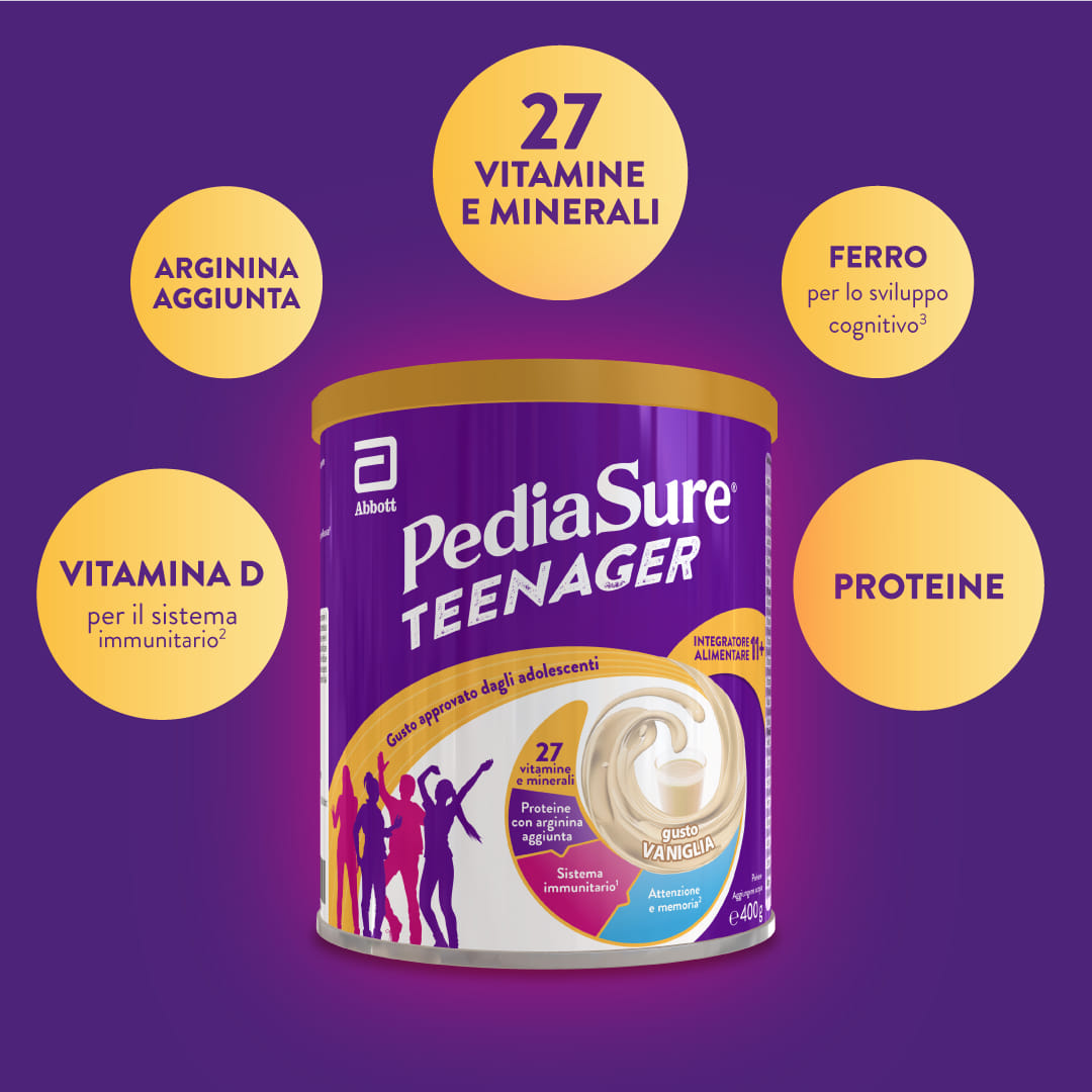 PEDIASURE TEENAGER VANIGLIA 400 G
