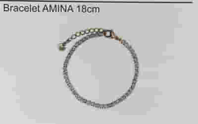 BJB133 BRACCIALE AMINA GOLD PLATED