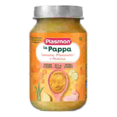 PLASMON LA PAPPA VERDURE PROSCIUTTO E PASTINA 200 G