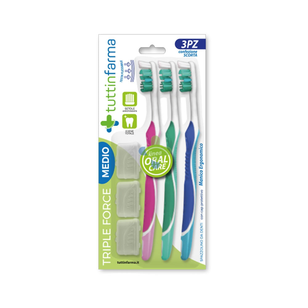 TUTTINFARMA SPAZZOLINO TRIS TRIPLE FORCE MEDIO