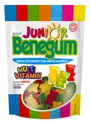 BENEGUM JUNIOR MULTIVITAMIN CARAMELLE GOMMOSE CON VITAMINE E FERRO 90 G
