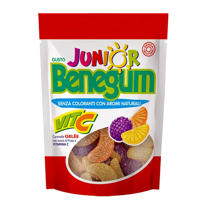 Benegum Junior Vita C Caramelle Gele' Con Succo Di Frutta E Vitamina C 90 G