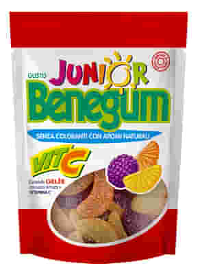 BENEGUM JUNIOR VITA C CARAMELLE GELE' CON SUCCO DI FRUTTA E VITAMINA C 90 G