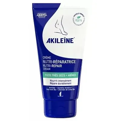 Akileine Blu Crema Piedi Secchi 75 Ml