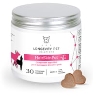 LONGEVITY PET HAIRSKINPET 30 COMPRESSE APPETIBILI