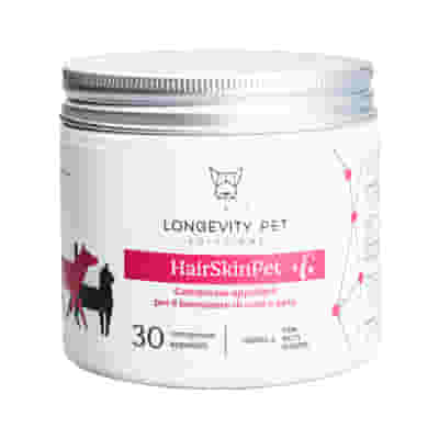 LONGEVITY PET HAIRSKINPET 30 COMPRESSE APPETIBILI