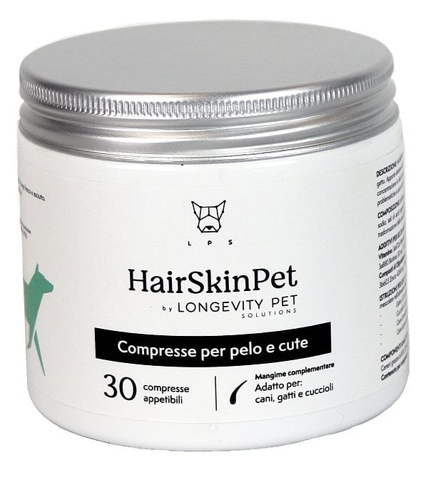 Longevity Pet Hairskinpet 30 Compresse Appetibili