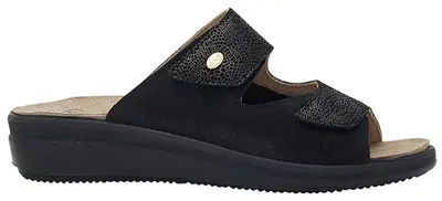 ANTONIA ELASTIC PRINTED SUEDE+SUEDE W BLACK 39 ANTONIA ELASTIC PRINTED SUEDE+SUEDE W BLACK 39