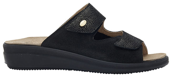 Antonia Elastic Printed Suede+Suede W Black 41